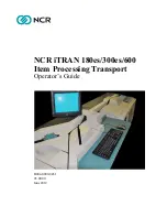 NCR iTRAN 180es Operator'S Manual предпросмотр