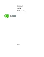 NCR MSR 7610-K142 Instructions Manual preview