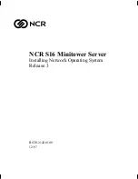 Preview for 1 page of NCR NCR S16 Installation Manual