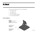 Preview for 3 page of NCR XL Stand Instruction Manual