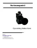 NCS Products The Krasnogorsk-3 Operating Instructions Manual preview