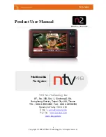 NCSNAVI ntv46 User Manual preview