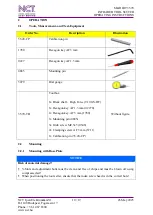 Preview for 10 page of NCT M&H IRT35.70 Operating Instructions Manual