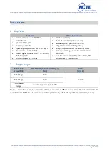 Preview for 9 page of NCTE 7000 Series Instruction Manual And Data Sheet