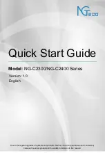 Preview for 1 page of NCTeco NG-C2300 Series Quick Start Manual