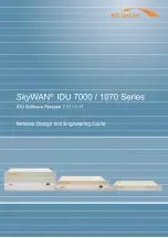 Preview for 1 page of ND SatCom SKYWAN IDU 1070 Manual