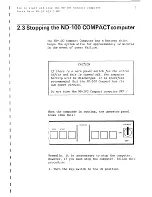 Preview for 8 page of ND ND-100 COMPACT Operator'S Manual