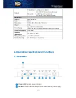 Preview for 6 page of ND ND-100M-HDBT2-X5 User Manual