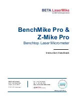 NDC BenchMike Pro Instruction Handbook Manual preview