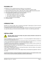 Preview for 4 page of NDE Pool DDPHCL2 Instruction Manual