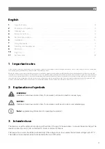 Preview for 3 page of NDS DOMETIC BS12-100 Operating Manual