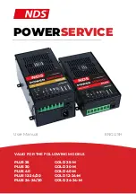 NDS POWERSERVICE GOLD 12-24-M User Manual preview