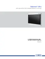 NDS Radiance Ultra SERIES User Manual предпросмотр