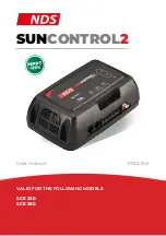 NDS SUN CONTROL 2 User Manual preview