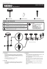 Preview for 1 page of NEBO NEB-LSP-0010 Manual