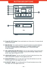 Preview for 9 page of NEBO PINNACLE 2400 Operating Instructions Manual