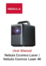 Предварительный просмотр 1 страницы Nebula Cosmos Laser 4K User Manual