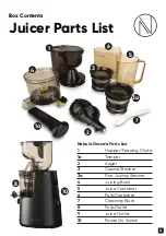 Preview for 4 page of Nebula Grande Juicer Instruction Manual