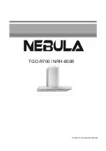 Предварительный просмотр 1 страницы Nebula TGO-R700 Instruction Manual