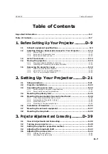 Preview for 7 page of NEC Display Solutions Cinema NC1600C Installation Manual