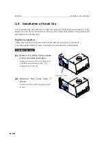 Preview for 34 page of NEC Display Solutions Cinema NC1600C Installation Manual