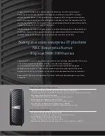 Preview for 2 page of NEC 1000 Series Brochure & Specs