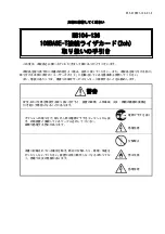 NEC 10GBASE-T User Manual preview