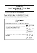 Preview for 5 page of NEC 10GBASE-T User Manual