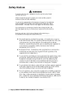 Предварительный просмотр 6 страницы NEC 1160Xd Installation Procedures Manual