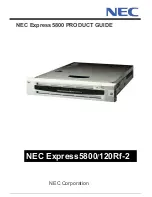 Предварительный просмотр 1 страницы NEC 120Rf-2 Product Manual