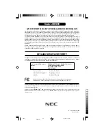 Preview for 39 page of NEC 1530V - LCD - 15.1" Monitor User Manual