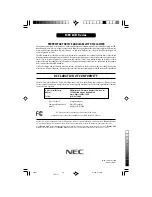 Preview for 40 page of NEC 1530V - LCD - 15.1" Monitor User Manual