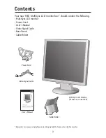 Предварительный просмотр 4 страницы NEC 1740CX-BK - MultiSync - 17" LCD Monitor User Manual