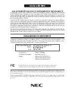 Preview for 47 page of NEC 175VXM User Manual