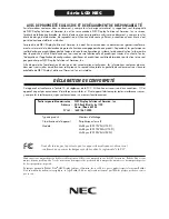 Предварительный просмотр 47 страницы NEC 175VXM User Manual