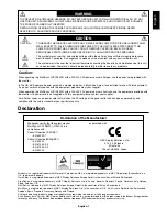 Preview for 3 page of NEC 1980FXi User Manual