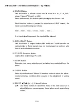 Preview for 9 page of NEC 240K - LT XGA DLP Projector User Manual