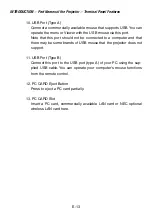 Preview for 13 page of NEC 240K - LT XGA DLP Projector User Manual