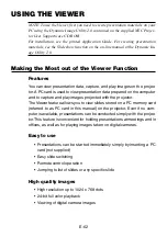 Preview for 62 page of NEC 240K - LT XGA DLP Projector User Manual