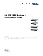 Preview for 1 page of NEC 2U SAS JBOD Enclosure Configuration Manual