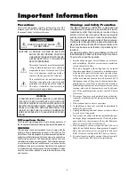 Preview for 2 page of NEC 42/50PD1 User Manual
