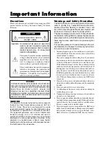 Preview for 2 page of NEC 42MP1USERMAN User Manual