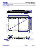 Preview for 3 page of NEC 42XM5 - PlasmaSync - 42" Plasma Panel Installation Manual