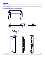 Preview for 7 page of NEC 42XM5 - PlasmaSync - 42" Plasma Panel Installation Manual