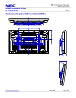 Preview for 8 page of NEC 42XM5 - PlasmaSync - 42" Plasma Panel Installation Manual