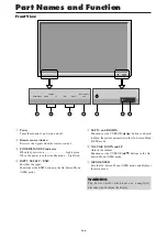 Preview for 9 page of NEC 42XM5 - PlasmaSync - 42" Plasma Panel User Manual