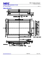 Preview for 3 page of NEC 42XP10 - PlasmaSync - 42" Plasma Panel Installation Manual