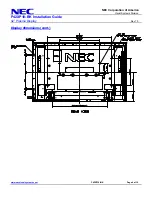 Preview for 4 page of NEC 42XP10 - PlasmaSync - 42" Plasma Panel Installation Manual