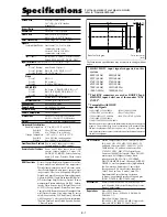 Preview for 2 page of NEC 42XR3 Model Information