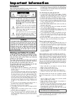 Preview for 6 page of NEC 42XR3 Model Information